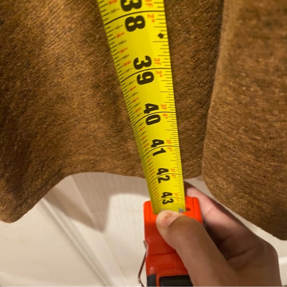 REB & J 220 Boutique Elegant Brown Long Sleeve Dress size Medium - Picture 9 of 10